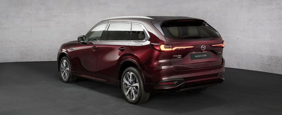 Mai tare decat un BMW X5? Mazda dezvaluie oficial noul CX-80 cu trei randuri de scaune si probabil cel mai mare motor diesel din Europa. Cum arata in realitate Mai tare decat un BMW X5? Mazda dezvaluie oficial noul CX-80 cu trei randuri de scaune si probabil cel mai mare motor diesel din Europa. Cum arata in realitate