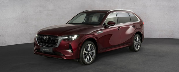 Mai tare decat un BMW X5? Mazda dezvaluie oficial noul CX-80 cu trei randuri de scaune si probabil cel mai mare motor diesel din Europa