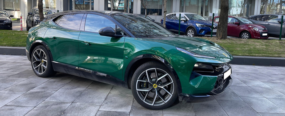 Mai tare decat un Lamborghini Urus? Noul Lotus Eletre R cu 905 cai putere si 0-100 km/h in 2.95 secunde, fotografiat pentru prima oara in Romania Mai tare decat un Lamborghini Urus? Noul Lotus Eletre R cu 905 cai putere si 0-100 km/h in 2.95 secunde, fotografiat pentru prima oara in Romania