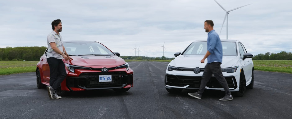 Mai tare decat un Volkswagen Golf R? Test comparativ intre noua Toyota GR Corolla si celebrul hot-hatch german Mai tare decat un Volkswagen Golf R? Test comparativ intre noua Toyota GR Corolla si celebrul hot-hatch german