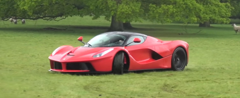 Majoritatea au grija de el ca de ochii din cap. CERCULETE pe camp cu un LAFERRARI de peste 2 milioane de euro