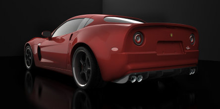 Mandria americano-italiana: un Corvette imbracat italieneste Mandria americano-italiana: un Corvette imbracat italieneste