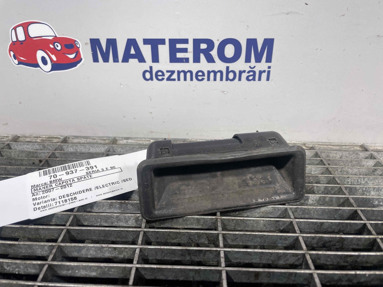 MANER CAPOTA SPATE BMW SERIA 3 E 90 - - (2007 2012)