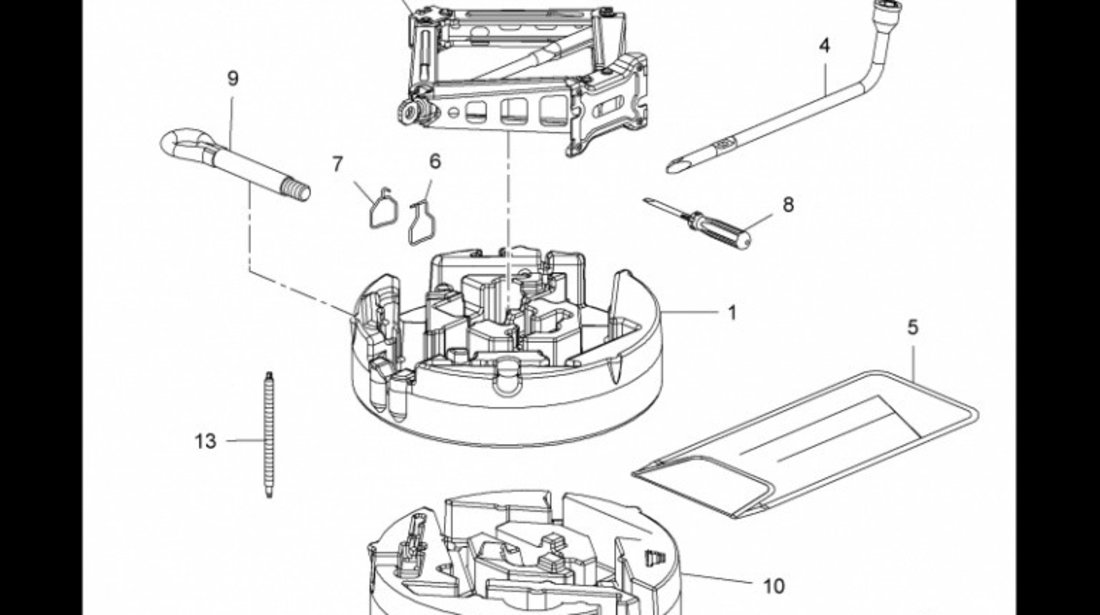 Maner Cric Oe Opel Signum 2002-2005 13255680