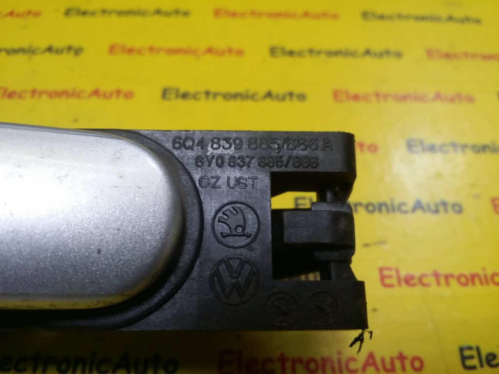 Maner Deschidere Exterior Stanga Fata Skoda, 6Q4839885, 6Y0837885