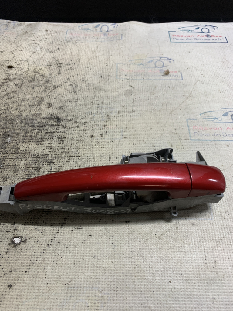 Maner exterior stanga spate Peugeot 3008 - Motorina 2010, -