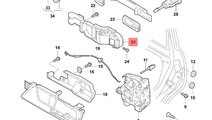 Maner exterior usa stanga spate Volkswagen Touran ...