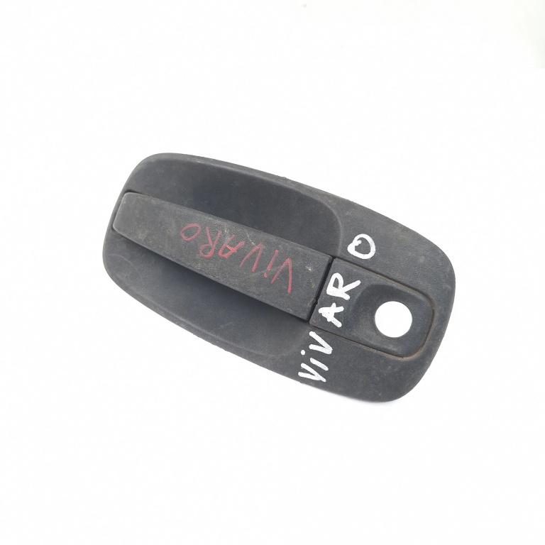 Maner Portiera Exterior Dreapta Spate Opel Vivaro A 2001-2014 91168524, 91168527, 91168523, 91168525, 91168526, 91169254, 93850322, 8200170625, 8200170597, 8200170514, 8200170603, 8200170604, 8200197747, 8200214656