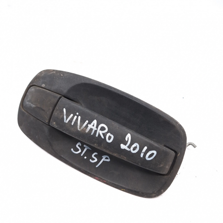 Maner Portiera Exterior Opel Vivaro A 2001-2014 Stanga Spate 91168527, 8200170825, 91168524, 8200170597, 91168525, 8200170514, 91168523, 8200170603, 91168526, 8200170604, 91169254, 8200197747, 93850527, 8200214656, 93851815, 8200253010