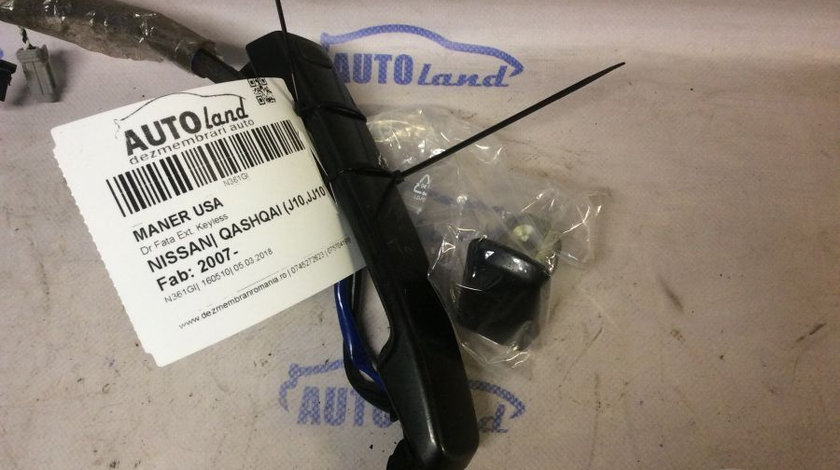 Maner Usa 80640eb Dreapta Fata Ext, Keyless Nissan QASHQAI J10,JJ10 2007