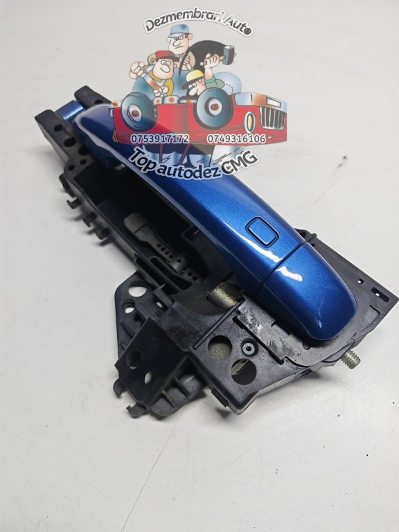 Maner usa Audi A5 8T albastru LX5V manere usi fata spate stanga dreapta