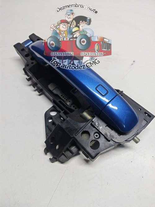 Maner usa Audi A5 8T albastru LX5V manere usi fata spate stanga dreapta
