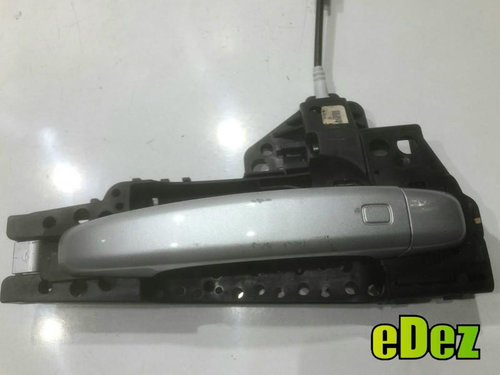 Maner usa dreapta fata cu suport culoare argintie - lx7w Audi Q5 (2008-2012) [8R] 8T0837205A