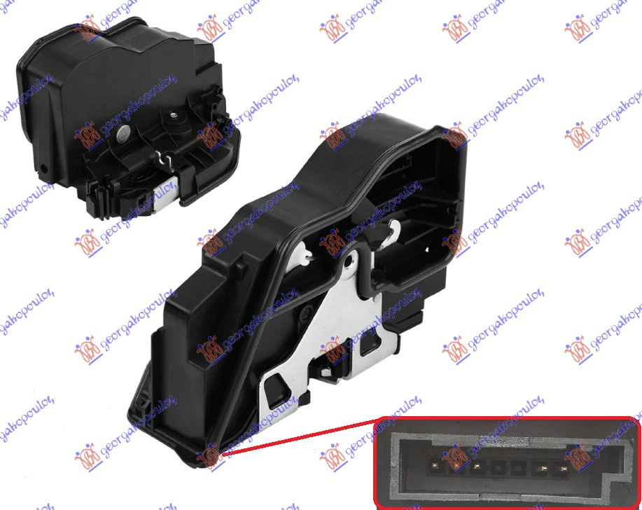 Maner Usa Dreapta Fata Electrica -2009 (5pin) BMW Seria 7 F01/F02 2012-2013-2014-2015