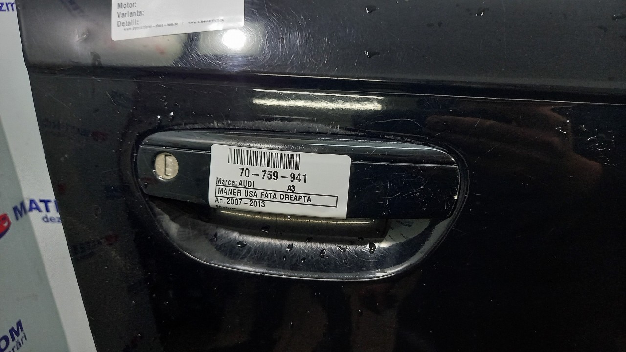 MANER USA FATA DREAPTA AUDI A3 A3 - - (2007 2012)