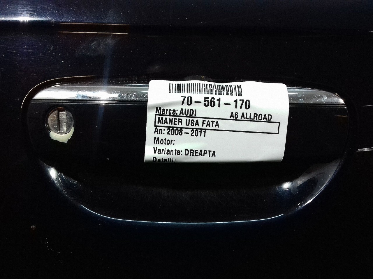 MANER USA FATA DREAPTA AUDI A6 ALLROAD - - (2006 2011)