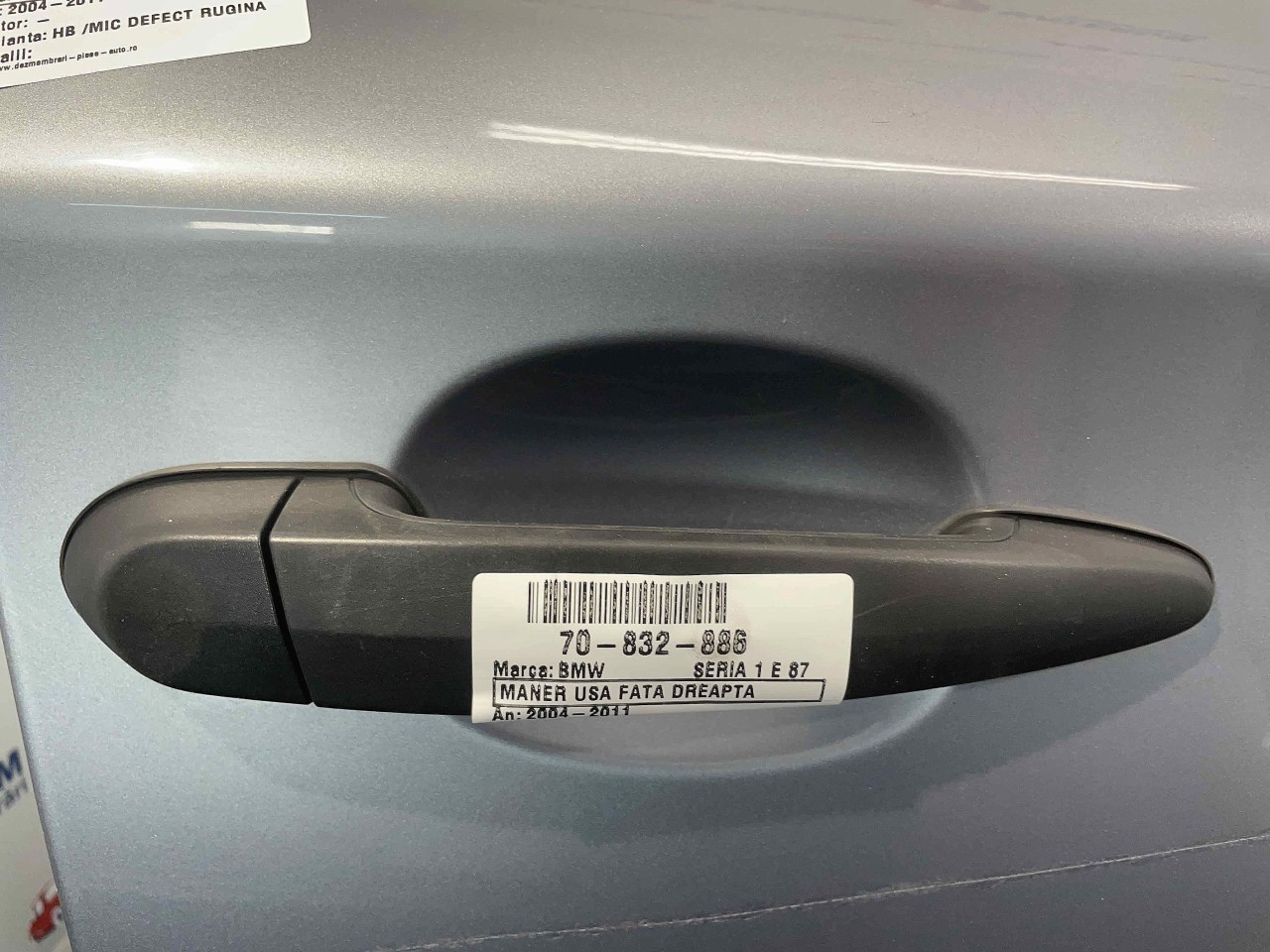 MANER USA FATA DREAPTA BMW SERIA 1 E 87 - - (2004 2011)