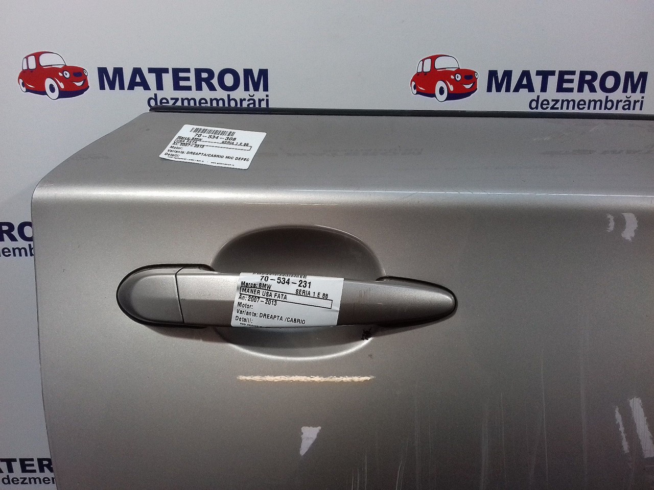 MANER USA FATA DREAPTA BMW SERIA 1 E 88 - - (2007 2013)
