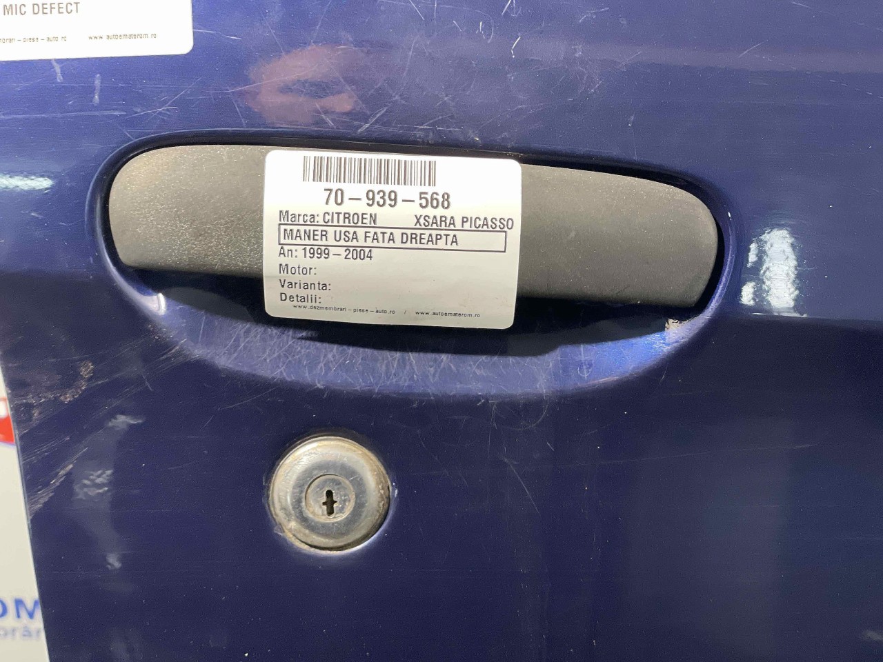 MANER USA FATA DREAPTA CITROEN XSARA PICASSO - - (1999 2004)