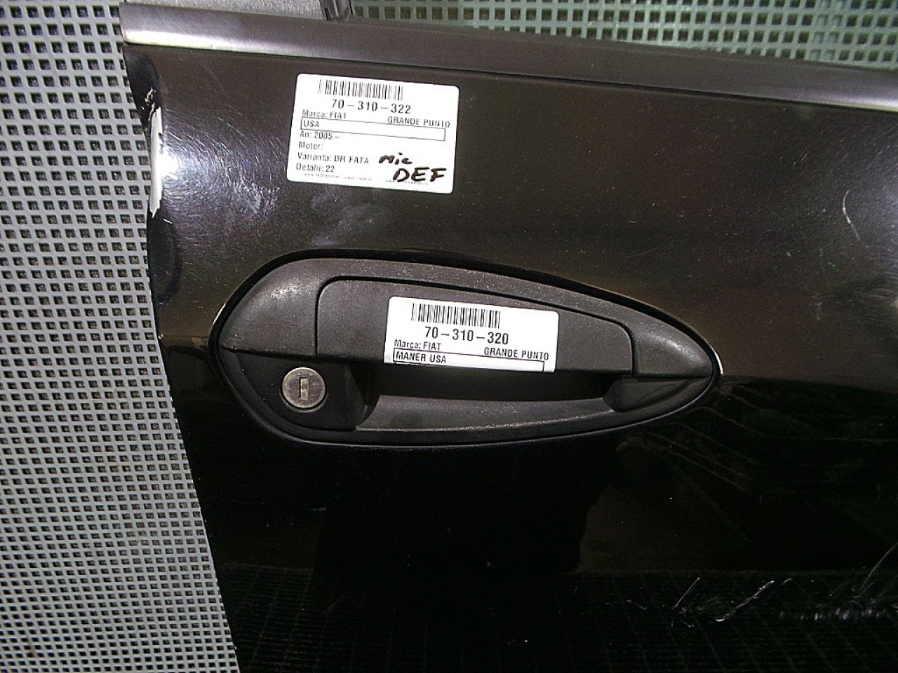 MANER USA FATA DREAPTA FIAT GRANDE PUNTO GRANDE PUNTO - - (2005 2009)