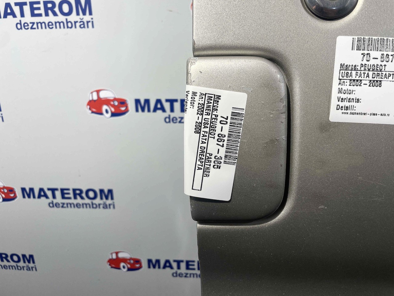 MANER USA FATA DREAPTA PEUGEOT PARTNER PARTNER - - (2002 2008)