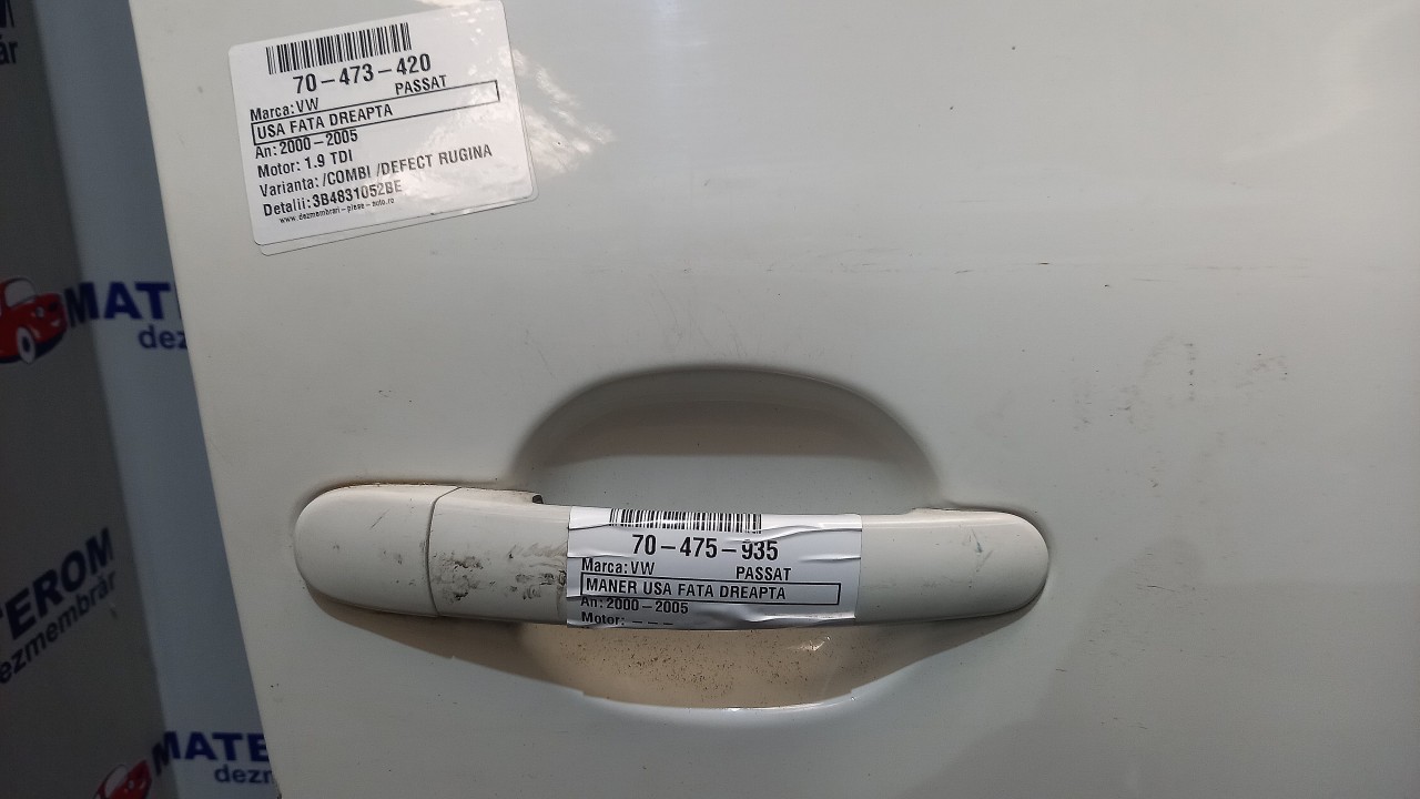 MANER USA FATA DREAPTA VW PASSAT - - (2000 2004)