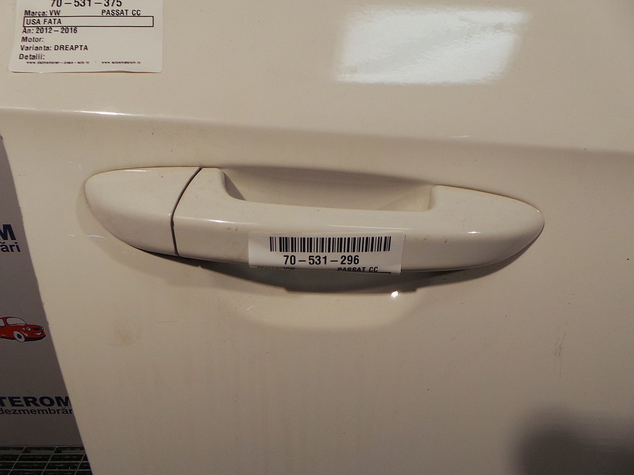 MANER USA FATA DREAPTA VW PASSAT CC PASSAT CC - - (2012 2016)