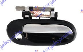 Maner Usa Fata Exterior Cromat/Negru Dreapta Nissan Almera (N16) 2000 2001 2002 2003 2004 2005 2006