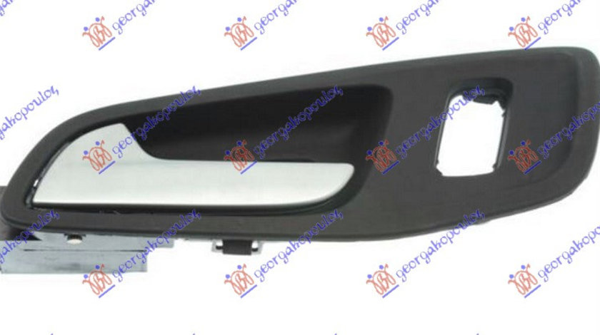 Maner Usa Fata Interior Cromata/Negru Stanga Ford Transit Connect 2013 2014 2015 2016 2017 2018 2019