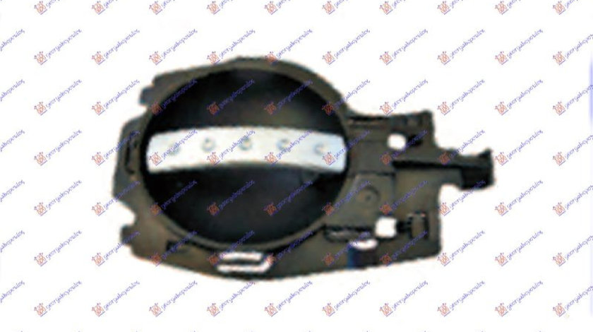 Maner Usa Fata/Spate Interior Argint/Negru Stanga Citroen C2 2008 2009 2010