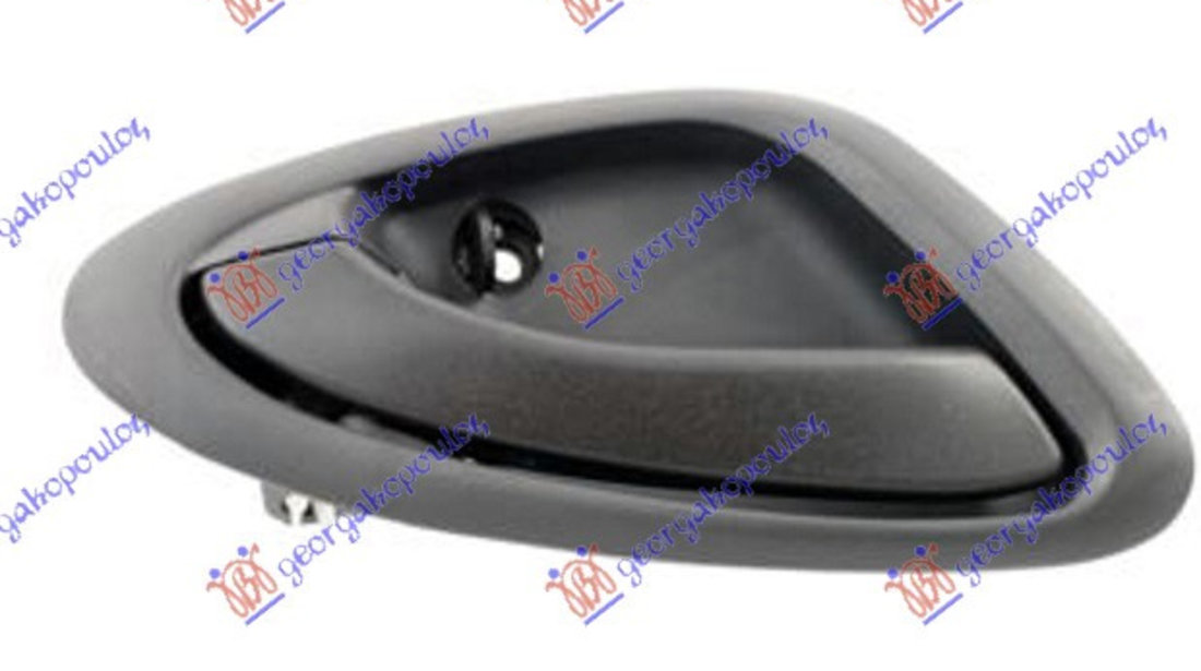 Maner Usa Fata/Spate Interior Negru Stanga Honda Jazz 2001 2002 2003 2004 2005 2006 2007 2008