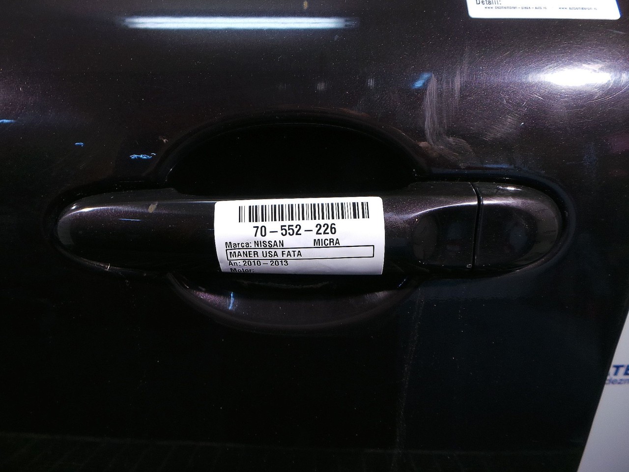 MANER USA FATA STANGA NISSAN MICRA - - (2010 2013)