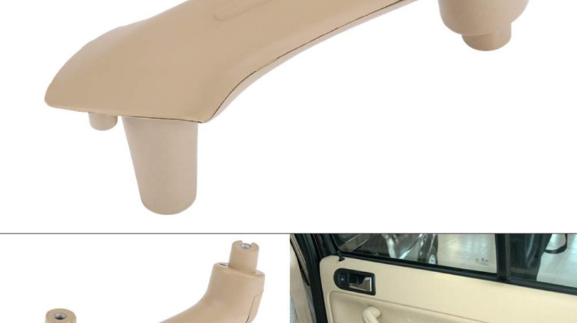 Maner Usa Interior Pasager Fata / Spate Dreapta Compatibil Volkswagen Golf 4 1997-2004 1J0867172A Bej