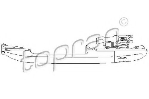 Maner usa MERCEDES SPRINTER 3-t caroserie (903) (1995 - 2006) TOPRAN 111 350 piesa NOUA
