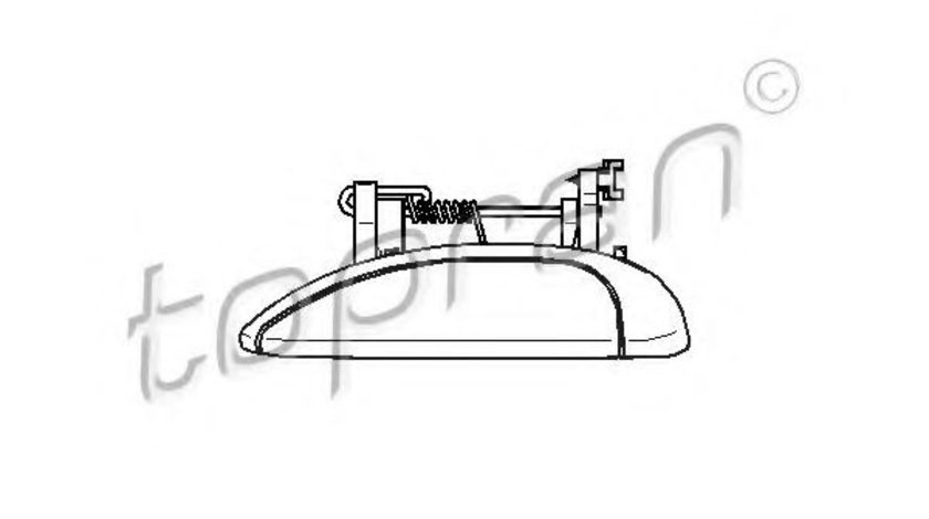 Maner usa RENAULT MEGANE I (BA0/1) (1995 - 2004) TOPRAN 700 558 piesa NOUA