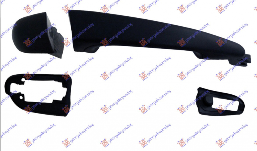 Maner Usa Spate - Bmw Series 3 (E46) Sdn 1999 , 51218241402