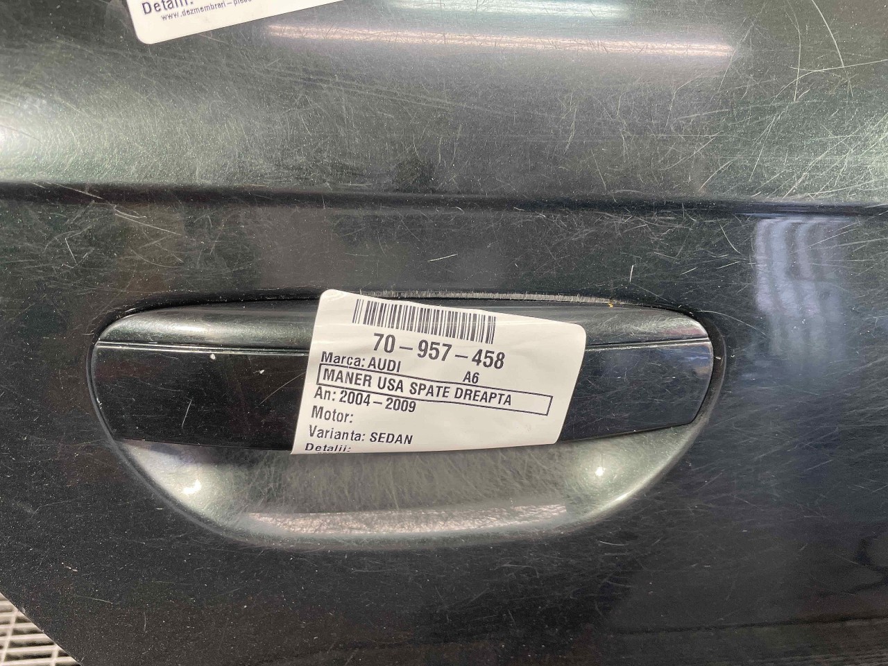 MANER USA SPATE DREAPTA AUDI A6 A6 - - (2004 2009)