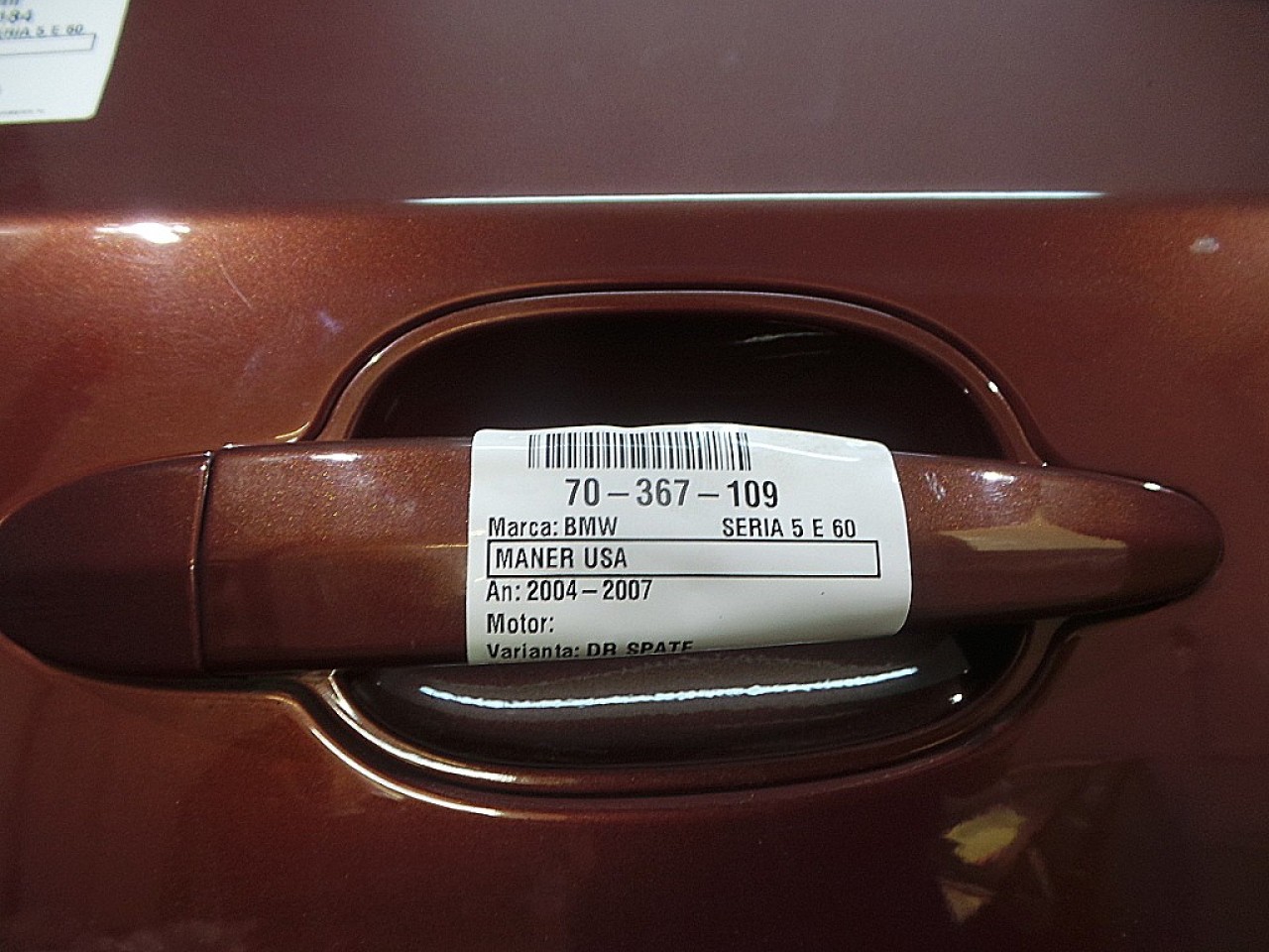 MANER USA SPATE DREAPTA BMW SERIA 5 E 60 - - (2004 2007)