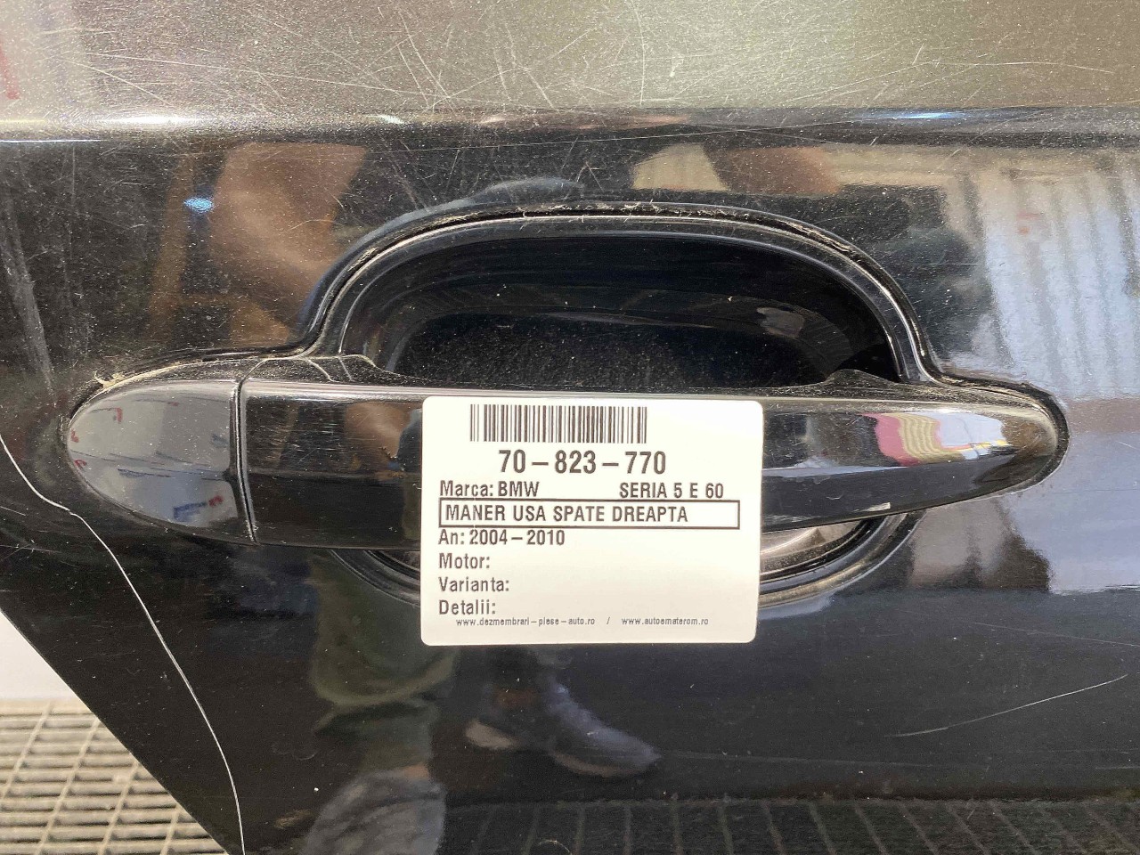 MANER USA SPATE DREAPTA BMW SERIA 5 E 60 - - (2004 2010)