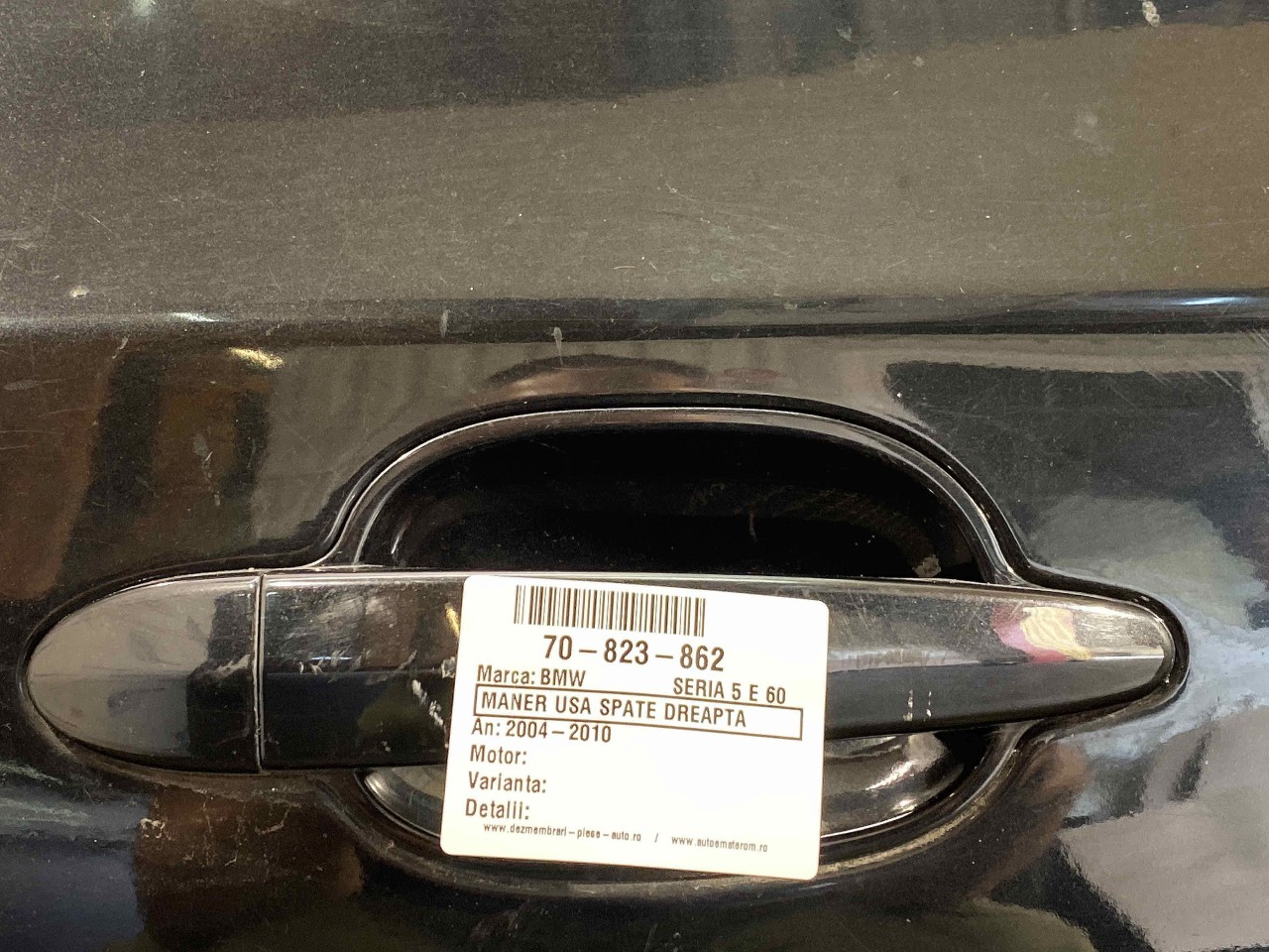 MANER USA SPATE DREAPTA BMW SERIA 5 E 60 SERIA 5 E 60 - - (2004 2010)