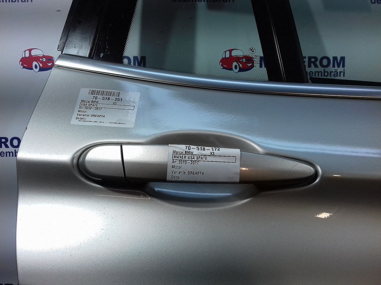 MANER USA SPATE DREAPTA BMW X3 - - (2010 2017)