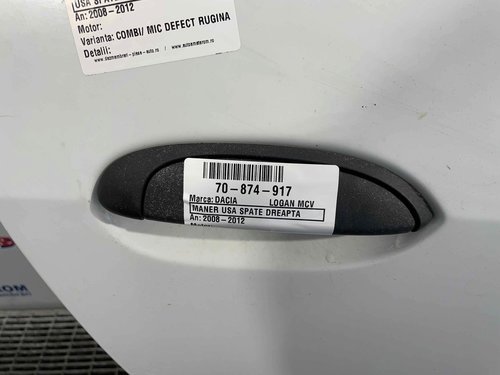MANER USA SPATE DREAPTA DACIA LOGAN MCV - - (2008 2012)
