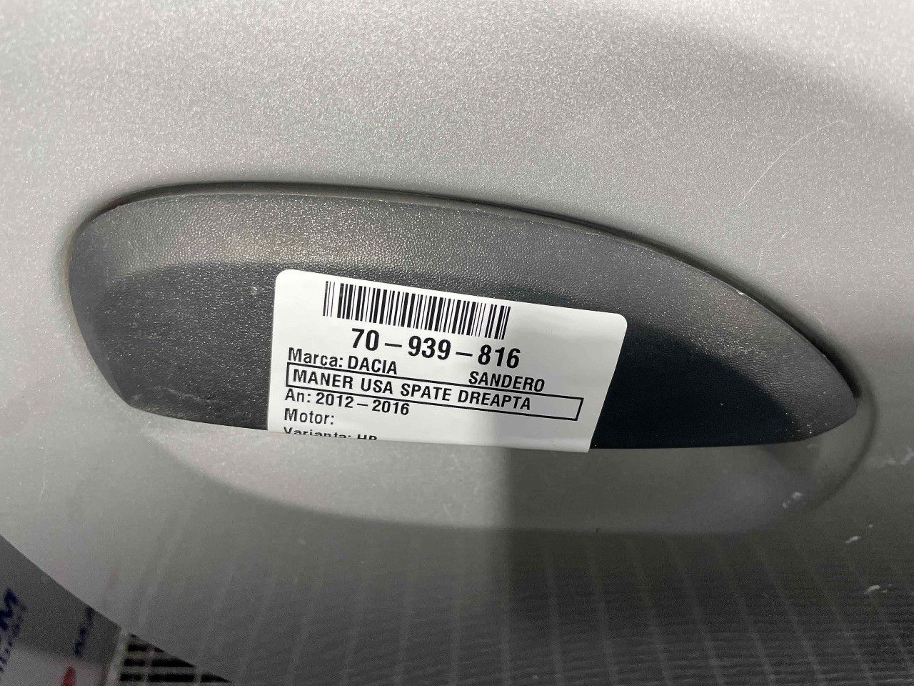 MANER USA SPATE DREAPTA DACIA SANDERO - - (2012 2016)