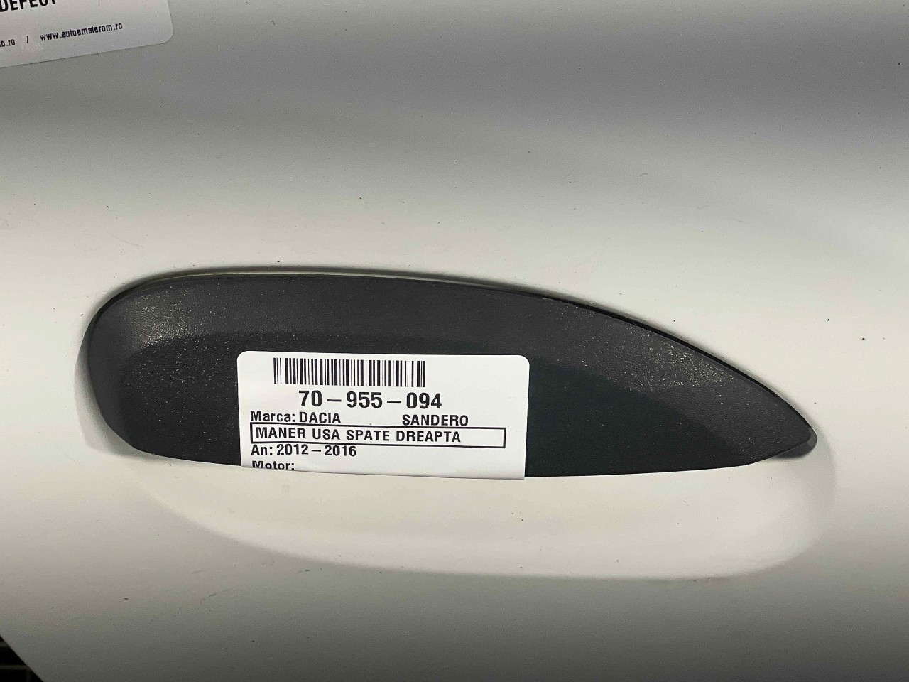 MANER USA SPATE DREAPTA DACIA SANDERO SANDERO - - (2012 2016)