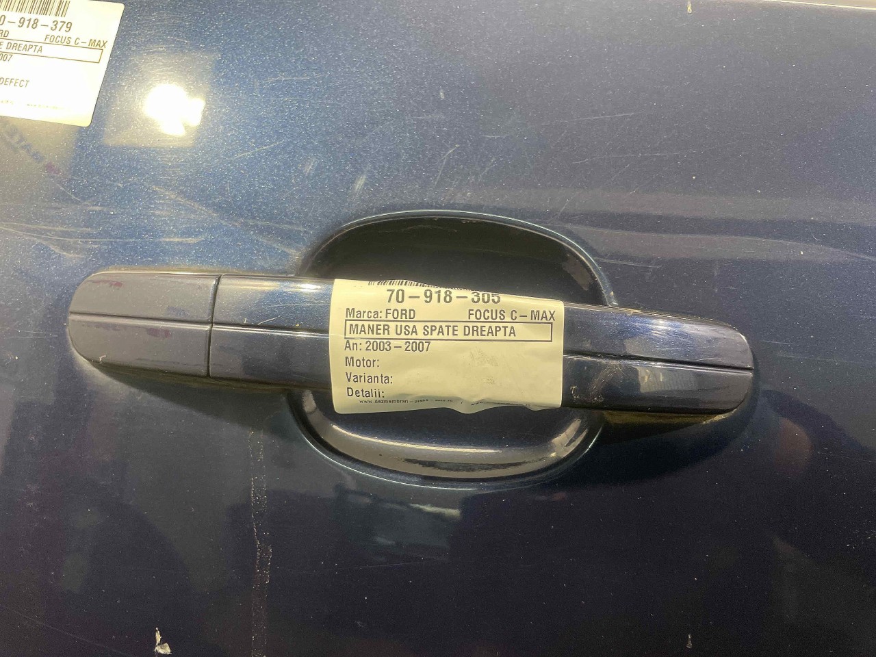MANER USA SPATE DREAPTA FORD FOCUS C-MAX - - (2003 2007)
