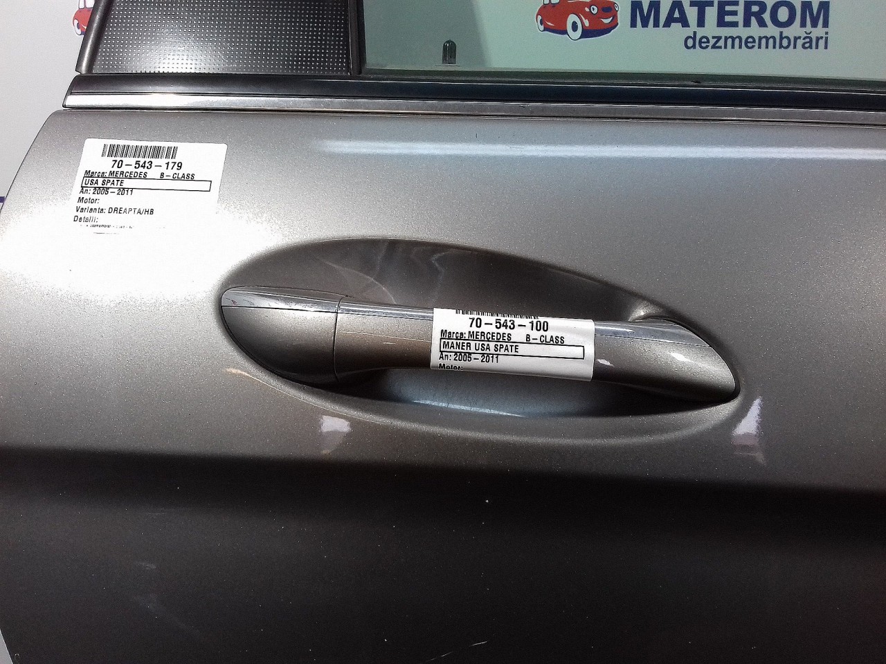 MANER USA SPATE DREAPTA MERCEDES B-CLASS - - (2005 2011)