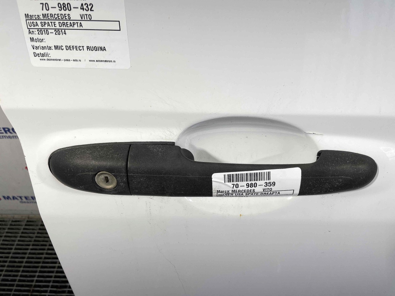 MANER USA SPATE DREAPTA MERCEDES VITO - - (2010 2014)