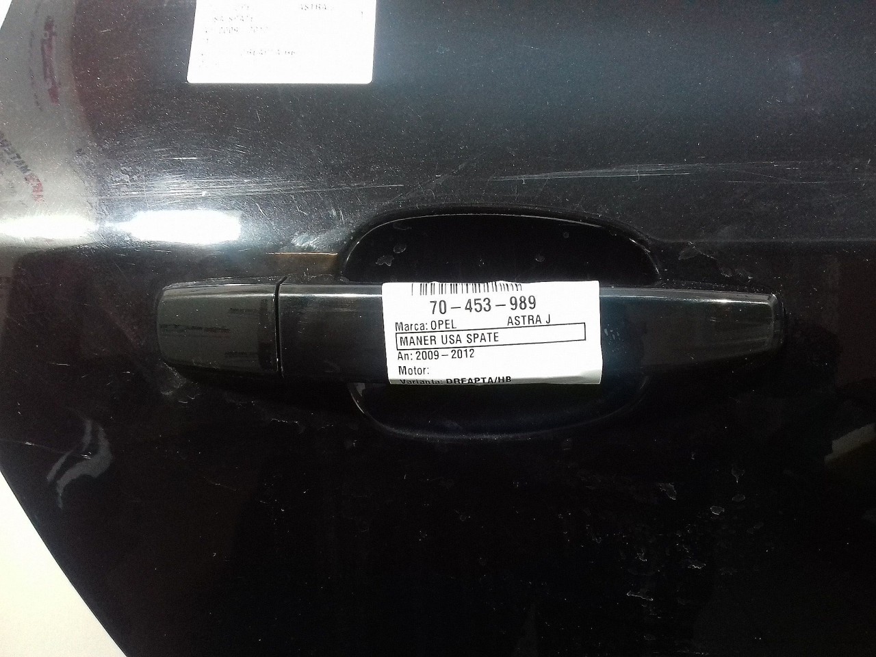 MANER USA SPATE DREAPTA OPEL ASTRA J ASTRA J - - (2009 2012)