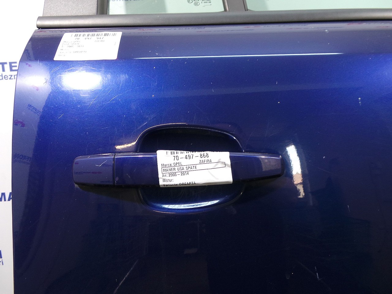 MANER USA SPATE DREAPTA OPEL ZAFIRA B - - (2005 2011)