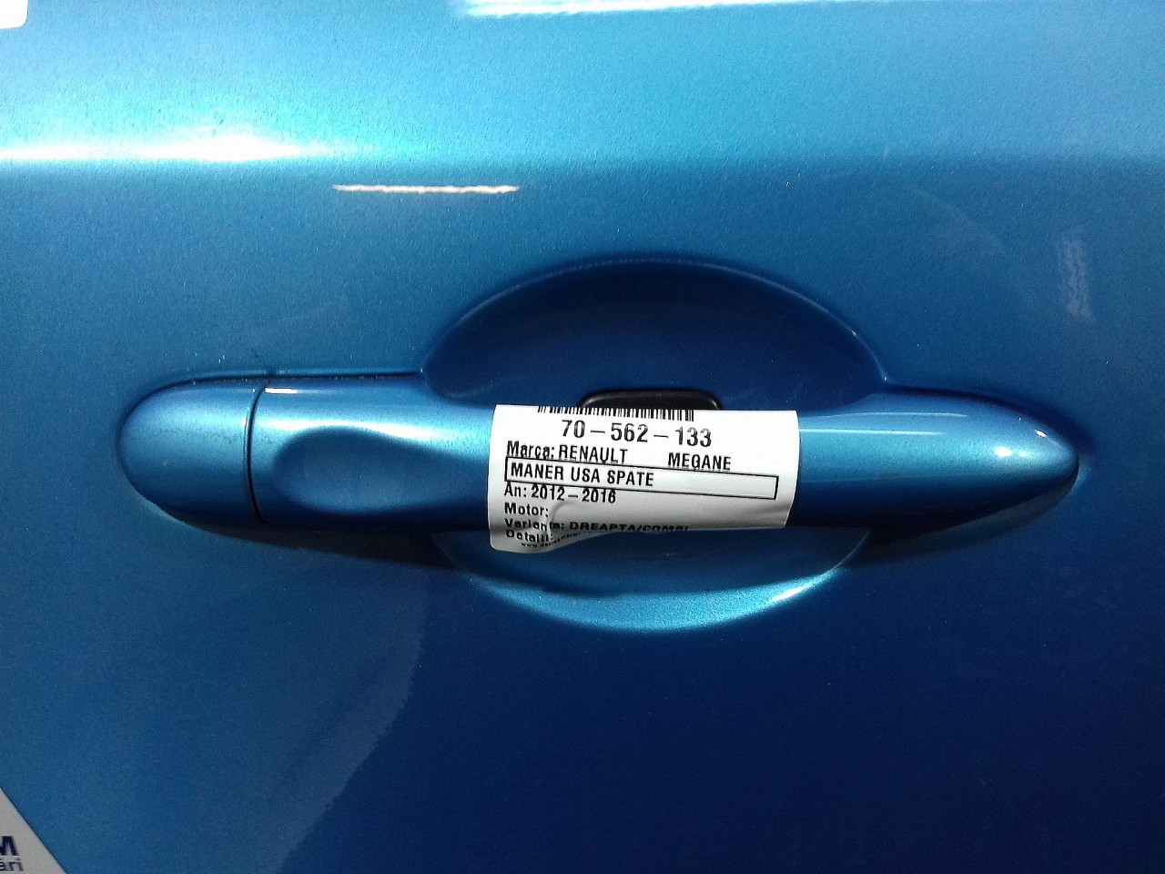 MANER USA SPATE DREAPTA RENAULT MEGANE MEGANE - - (2012 2016)